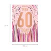 Words 'n' Wishes Female 60th Birthday Card - Happy Birthday