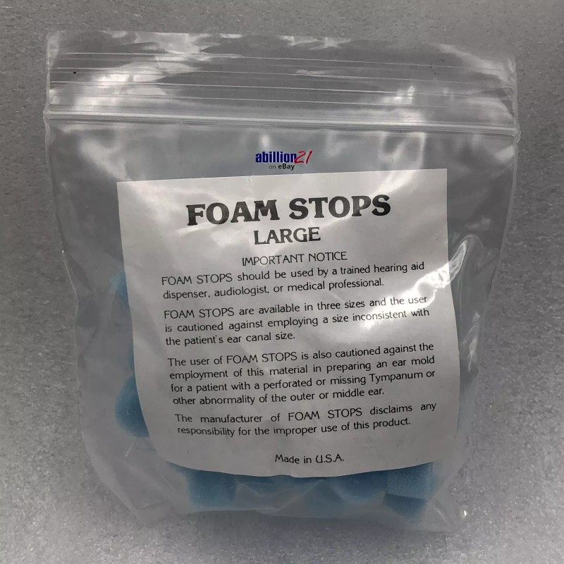 Westone OTO BLOCKS Large Foam Stops MADE IN USA Hearing