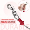 Petest Reflective Tie Out Cable with Crimp Cover for Super