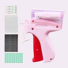 Fine Stitch Gun Kit, Suitable for Stitchy Quick Clothing Fixer, Portable and Non-damaging Clothing, Includes 6 Fine Needles & 2000 Micro Fasteners & 50 Buttons