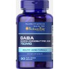 Puritans Pride Gaba Gamma Aminobutyric Acid 750 Mg Capsules, 90