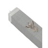 Kit de Bautizo Gris Con Cirio Vela Concha Pewter Toalla