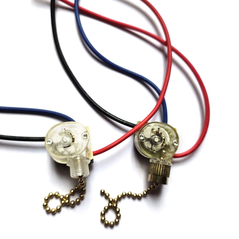 MinnowXY 3-Wire Pull Chain Switch Beads Chain Wall Light Fan