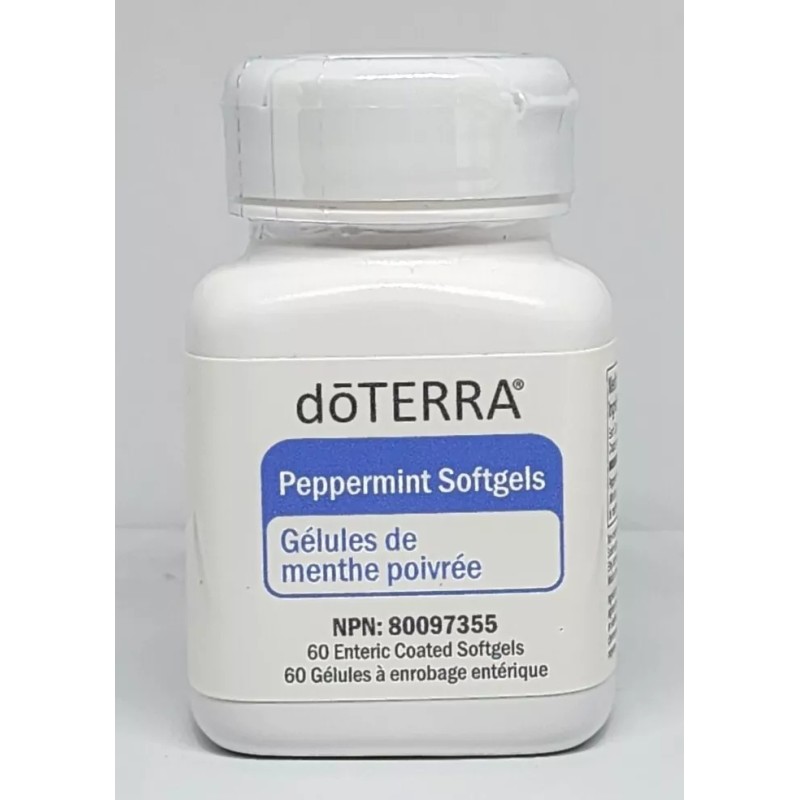 doTERRA Peppermint Essential Oil 60 Softgels New Sealed Bottle