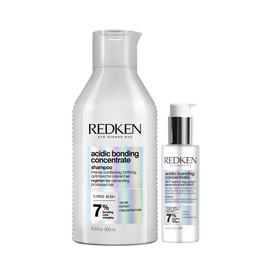 Redken Kit Shampoo 300ml + Sérum 24/7 Día y Noche 100 ml | Acidic Bonding Concentrate |Shampoo de uso diario + Serum sin enjuague para Cabello Dañado con Ácido Cítrico