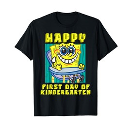Mademark x SpongeBob SquarePants - SpongeBob Happy First Day Of Kindergarten Boys Girls Gift T-Shirt