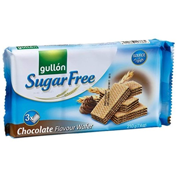 Gullon Sugar Free Chocolate Wafer - 7.4 oz (210g)