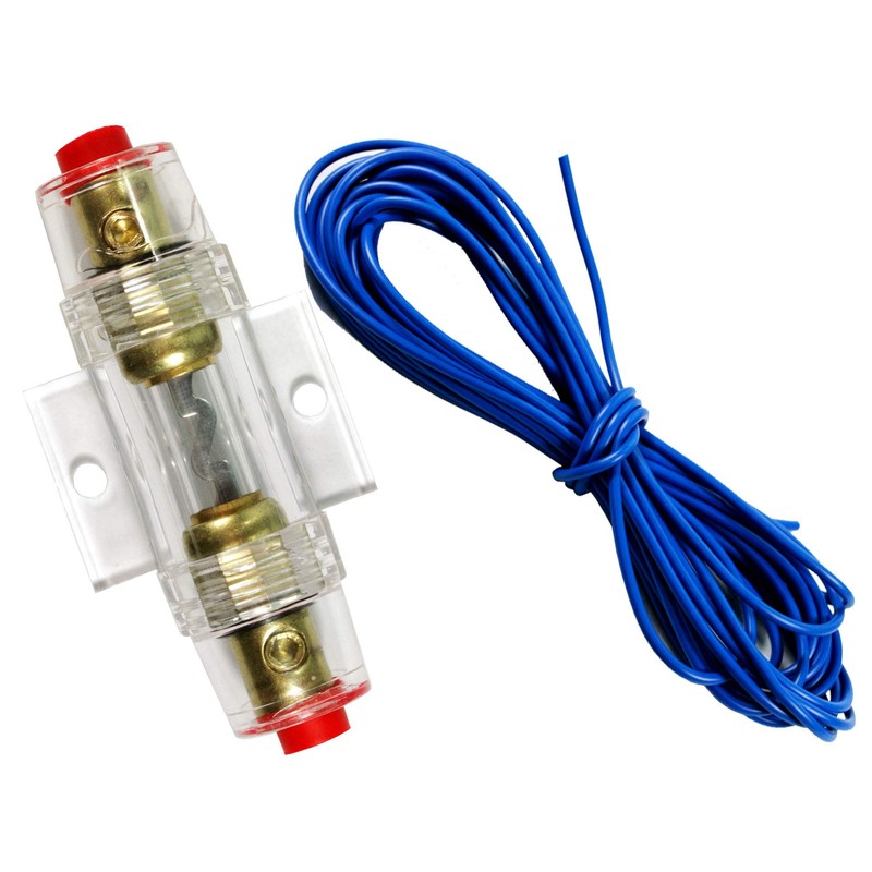 Car Amplifier Cable Set Audio RCA Cable 400KW Fuse Holder