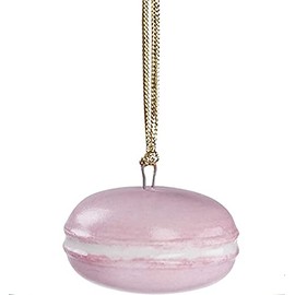 XMAS Lenox Christmas Ornament Macaroon Cookie Mini Porcelain Ornament Pink Velvet New