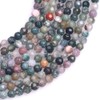 abalorio semipreciosas para bisutería, hechas a mano, bricolaje, 4mm/Faceted Indian