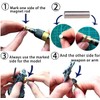 100pcs 3x1mm, 50pcs 4x2mm, 50pcs 5x2mm (Actual Size) - 200PCS