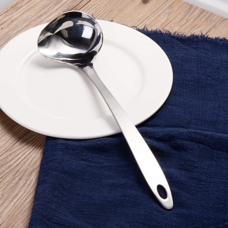 IMEEA Gravy Ladle Sauce Ladle Stainless Steel Sauce Drizzle Spoon
