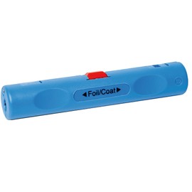 EasyLan CZABIBL1 Wire Stripper for Sheathing and Film Metal and Plastic/Rubber, Blue