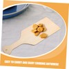 STOBAZA 10pcs Mini Wooden Chopping Boards with Handle Blank DIY