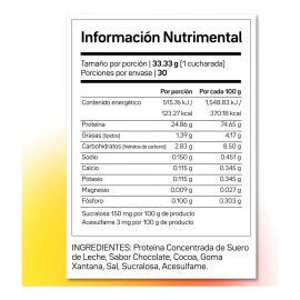 Protena Whey 100 Primetech 1 Kg De 30 Serv, 24 Gr De Protena Concentrada De Suero De Leche, con un Excelente Perfil De Aminocidos, Fcil Absorcin Con  