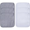 POLYTE Paño Desmaquillante Facial de Microfibra, 20.3x20.3 cm, 6 Pzas