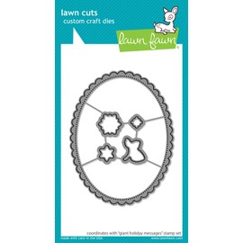 Lawn Fawn LF2681 Giant Holiday Message Cutting Dies