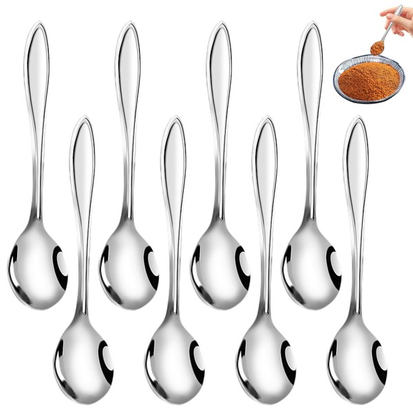 Alovez Tiny Stainless Steel Spoons for Spice Jars, 9.5 cm