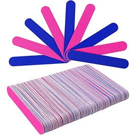 Hanyousheng Mini Nail Files 100 Pcs Disposable Double Sided Nail File, Mini Nail Files Double Sided 180/240 Grit Professional Nail Files for Home Manicure and Salon