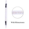 White Glitter Picker Pen Silicone Nail Artdoting Brush Handle Manicure