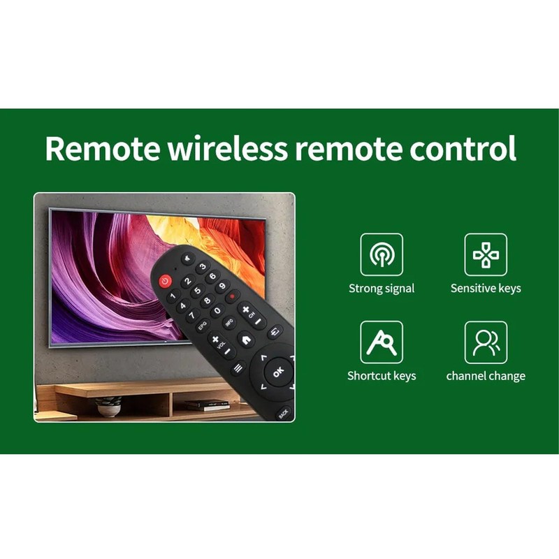Voice Control Smart TV Remote Replacement for BLAUPUNKT, SANSUI, ORCA,