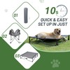 TIMBER RIDGE Elevated Outdoor Dog Bed Portable Cooling Raised Cot
