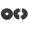 HARFINGTON 2pcs Wall Split Flange 17mm/0.7" Self-Adhesive Plumbing Cover Plates
