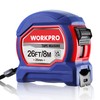 WORKPRO Tape Measure 8M 26FT, Retractable Professional Measuring Tape, Imperial