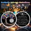 IELCJJ 2 Year Delicate Sobriety Coin, Recovery Colorful Butterfly Tree