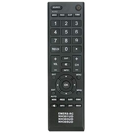 NH301UD NH303UD NH305UD Replacement Remote Control Compatible with Emerson TV LF501EM4 LF501EM4F LC320EM3FA LF402EM6 LF402EM6F LF461EM4 LF461EM4A LF501EM4A LF501EM5 LF501EM5F LF501EM6F NH310UP