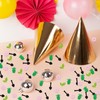 120 Gardening Confetti, Flower Pot Table Confetti, Black Glitter Shovel
