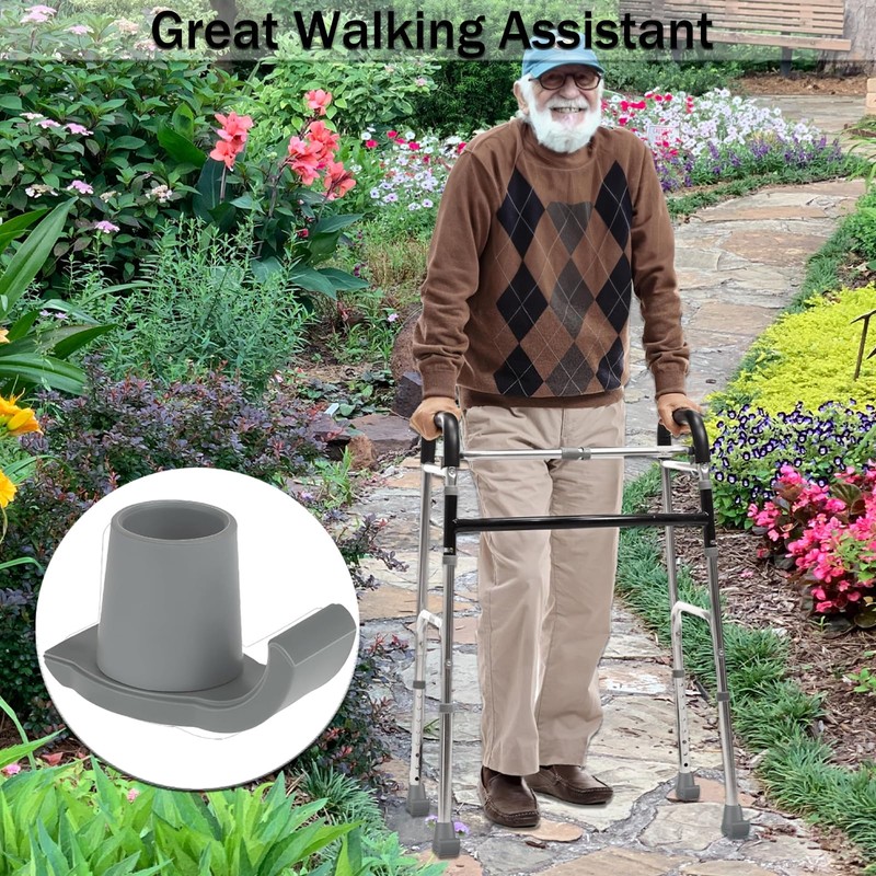 ZHUOKECE 4 Pcs Walker Glide Skis, Universal Fit Walker ski