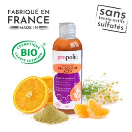 Propolia Bio Gel Douche Dans Ma Bulle Gel Shower Actif Propolis & Mandarin Organic 200 ml (Gel-Intime)