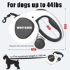 HCY&WLD Upgrade 3-in-1 Retractable Dog Leash with Integrated Dispenser &