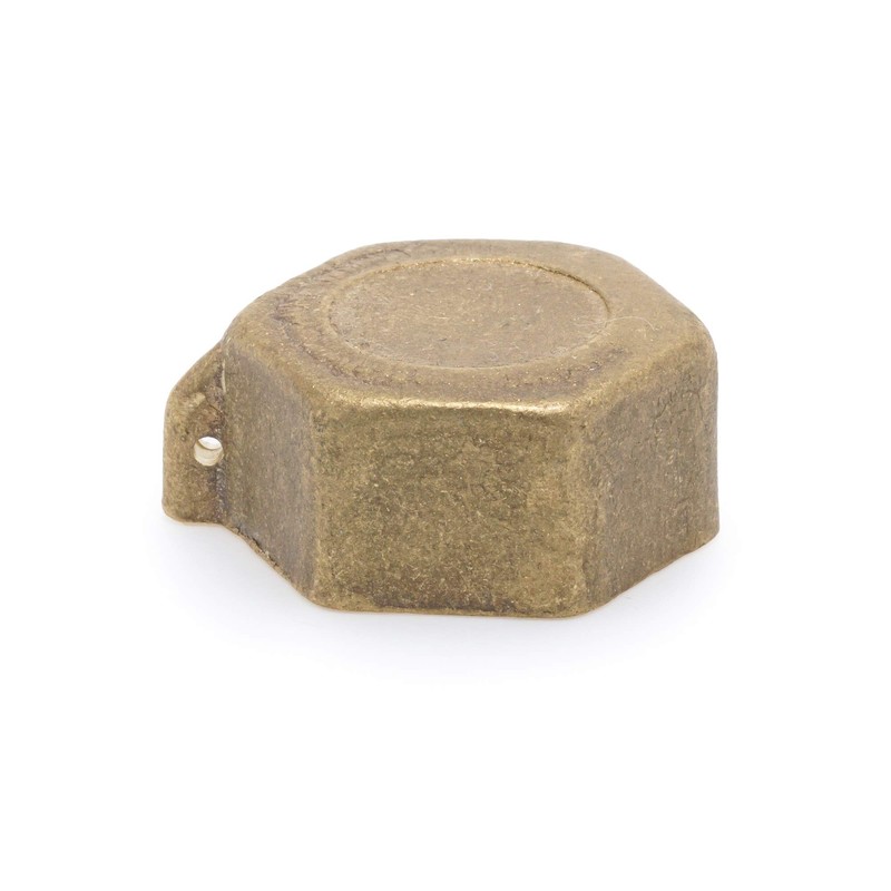 Pipe Cap 1/2" Female Under The Seal - Brass Pipe