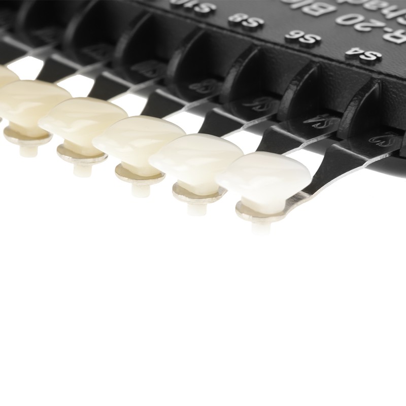 20 Colors Teeth Whitening Dental Shade Guide Bleaching Porcelain with