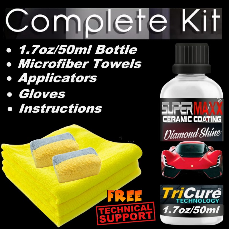 SUPERMAXX XTREME NANO 9H CERAMIC CAR COATING 5 YEAR ADVANCED