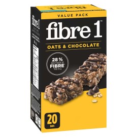 General Mills Fibre 1 Chewy Oats & Chocolate Bars, 20 Bars, 700g/24.7oz.