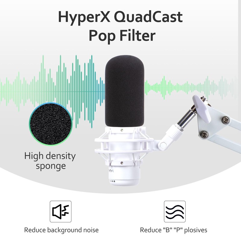 For HyperX Quadcast S Boom Arm - Upgraded Mic Arm