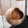 Crevyteg Coconut Shell Bird House, Natural Bird Nest, Eco-Friendly Bird