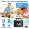 Careland Ultrasonic Rodent Repellent, 360°Mouse Repellent with Remote Control