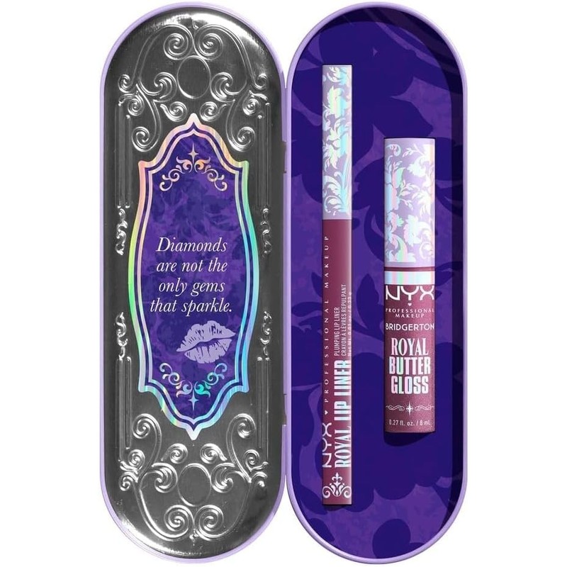 Nyx Professional Makeup, Bridgerton Kit de Labios Tonos: Amethyst amour