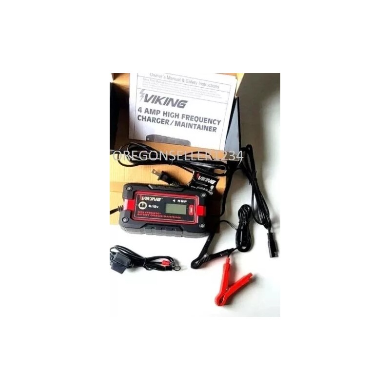 Viking NEW VIKING Fully Automatic Microprocessor Controlled Battery Charger Maintainer