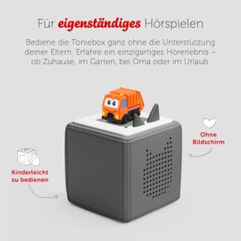 tonies Audio Figure for Toniebox, Sing Children's Songs - Milo, the Rubbish Car Child & His Friends: Adventures in the Big City, Children's Songs for Children from 3 Years, Playing Time Approx. 60