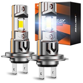 SEALIGHT H7 Headlight Bulb For Fog, 65000LM 55W 2025 New Modle, Wireless Non-polarity 6500K, 1:1 Size Easy Installation, 2 Pack