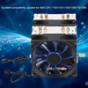 CPU Air Cooler Dual Tower 4 Heatpipes LED Light CPU