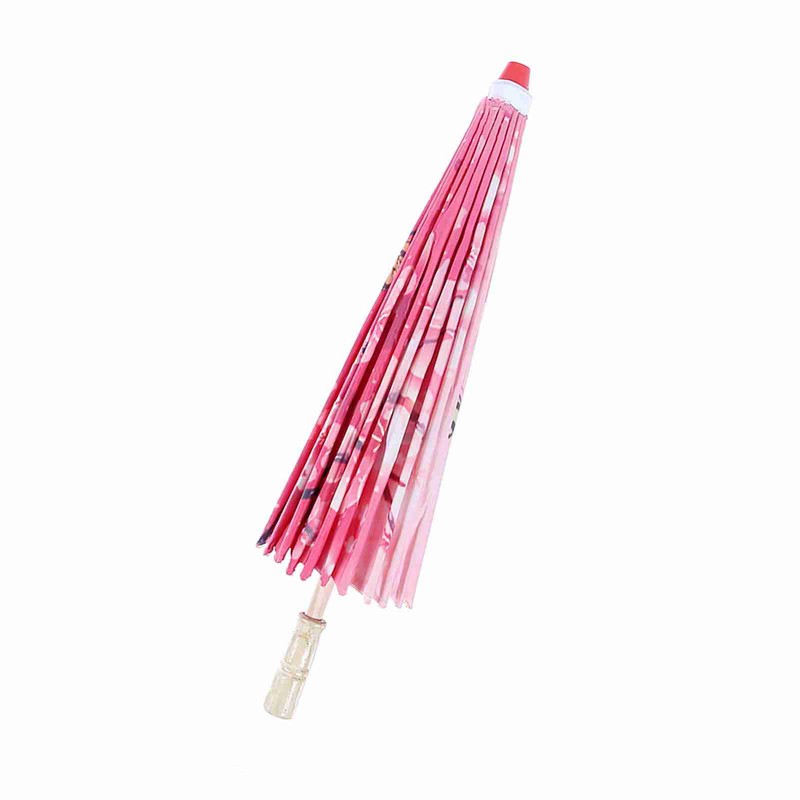 Women Handmade Umbrella Windproof Chinese Classical Dance Umbrella(Pink)