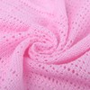 Pink Premium Quality 100% Cotton Cot Cellular Blanket,(100cmX150cm) Made in