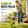 4-Claw Stand-Up Weed Puller for Lawn Care – 39" Long