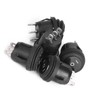 5 Pcs 3 Position On/Off/On Round Toggle Switch Black Boat